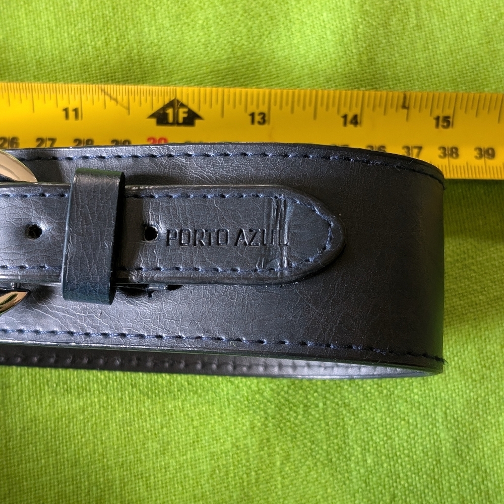 Porto Azule navy adjustable belt, 75 cm - Picture 4 of 6